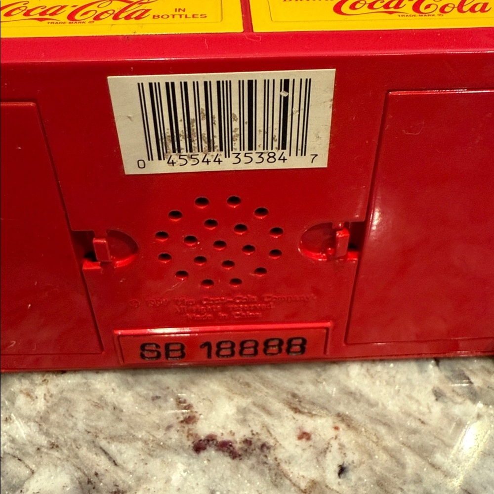 Vintage 1997 Coca-Cola Cooler Coin Bank Music Box - Picture 8 of 9